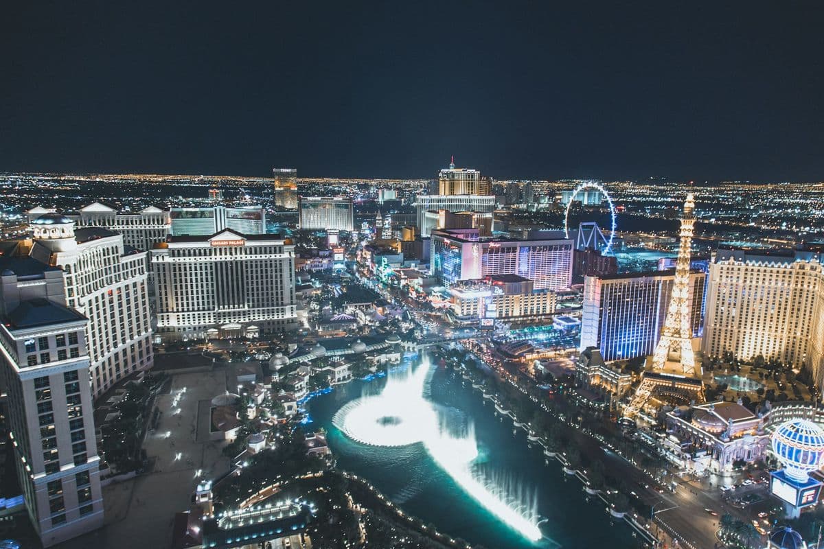 Las Vegas Strip Helicopter Night Flight